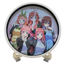 Load image into Gallery viewer, Nakano Sisters&lt;br&gt;Wall Clock&lt;br&gt;The Quintessential Quintuplets
